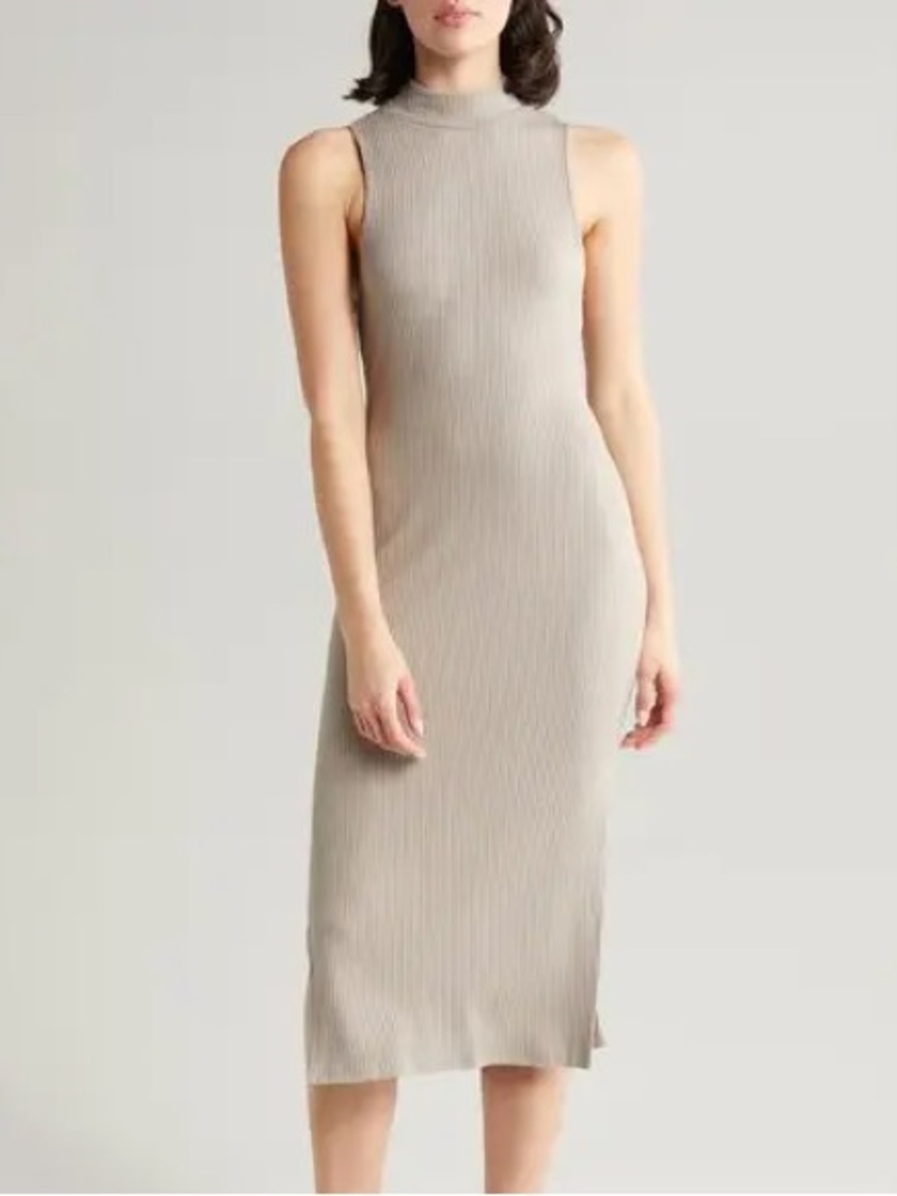 Beyond Yoga Well Traveled Midi Dress in Birch Sz L